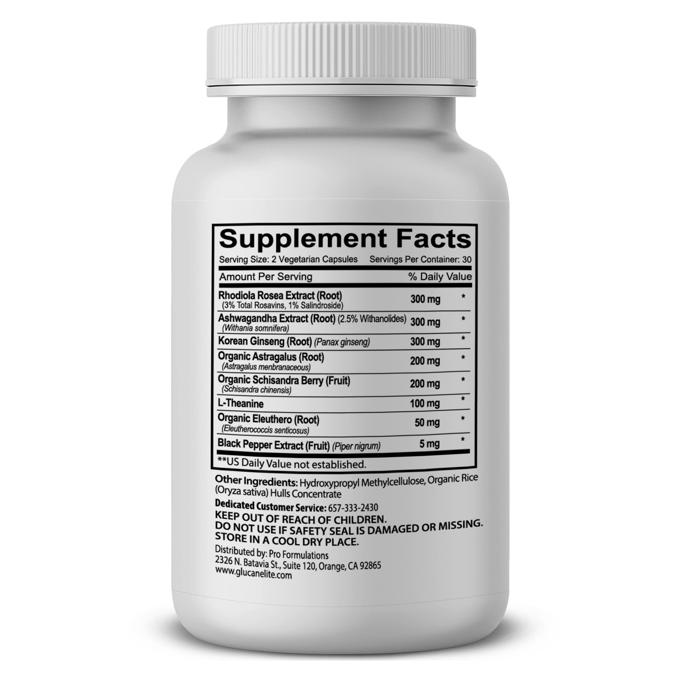 Adaptogen Supplement for Cortisol Balance & Energy – 60 Capsules