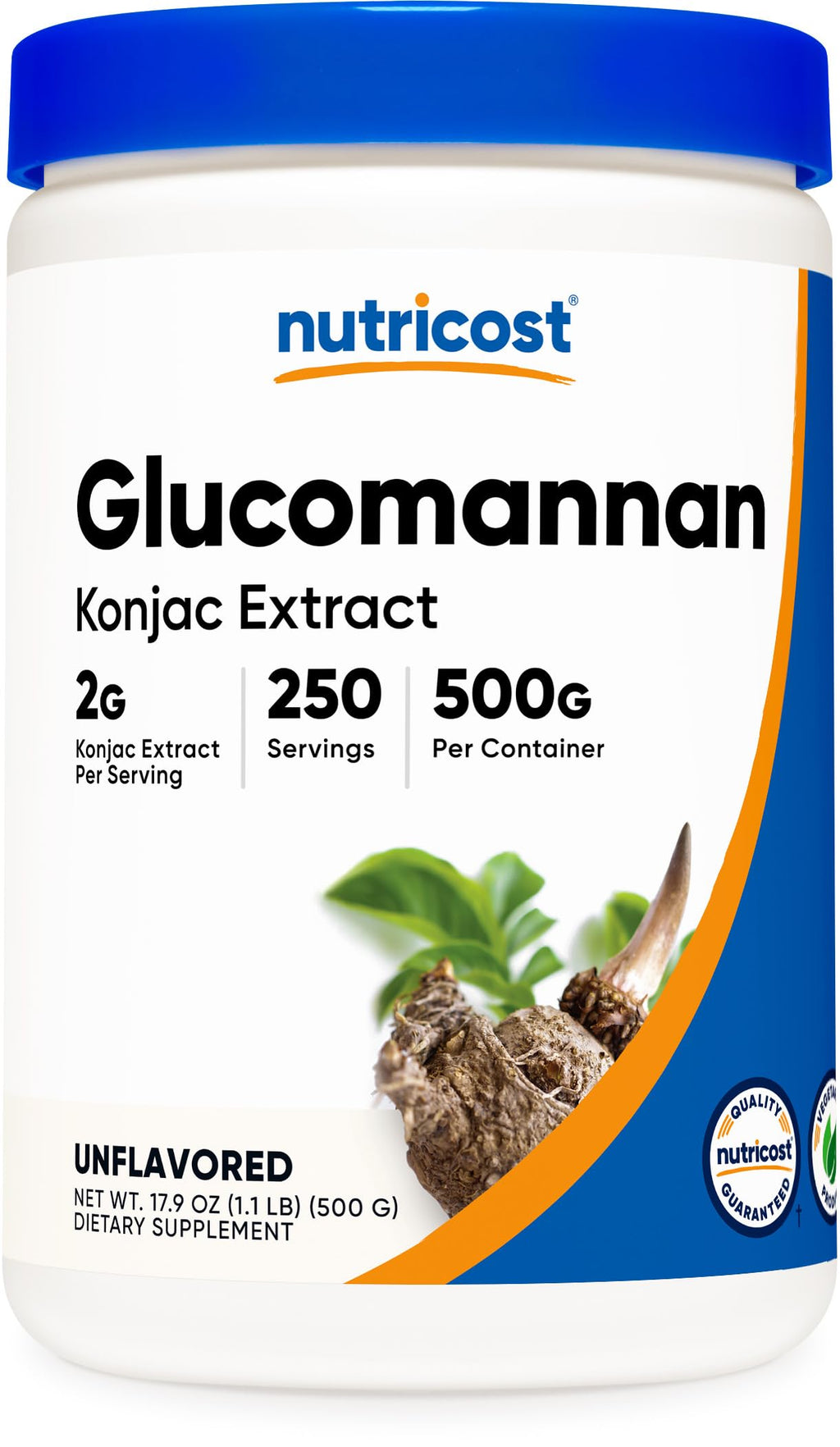 Glucomannan Powder 500g – Appetite & Weight Support