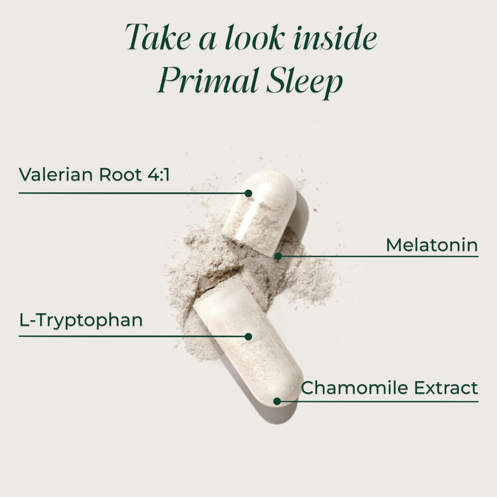 Sleep Support Supplement with Melatonin, GABA & Valerian for Deep Rest