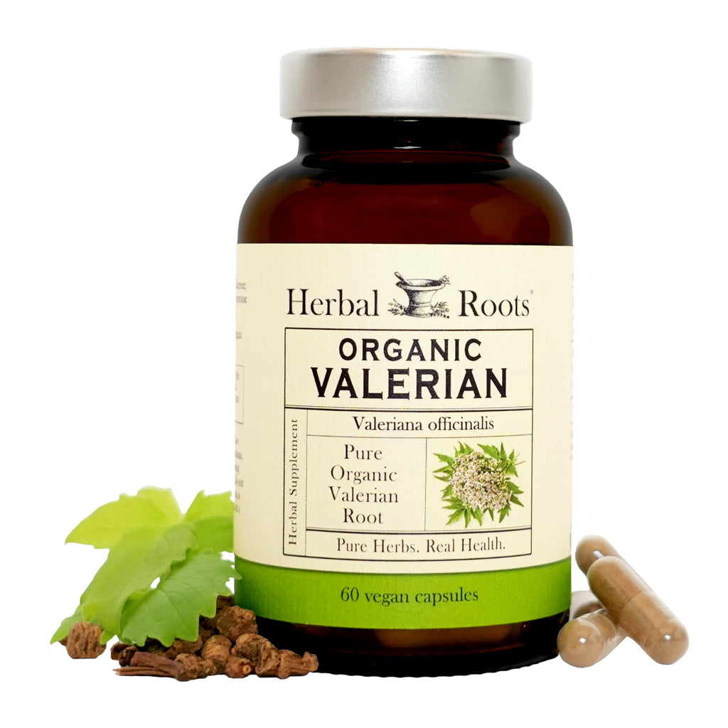 Valerian Root 900mg Capsules for Sleep Support & Stress Relief Vegan