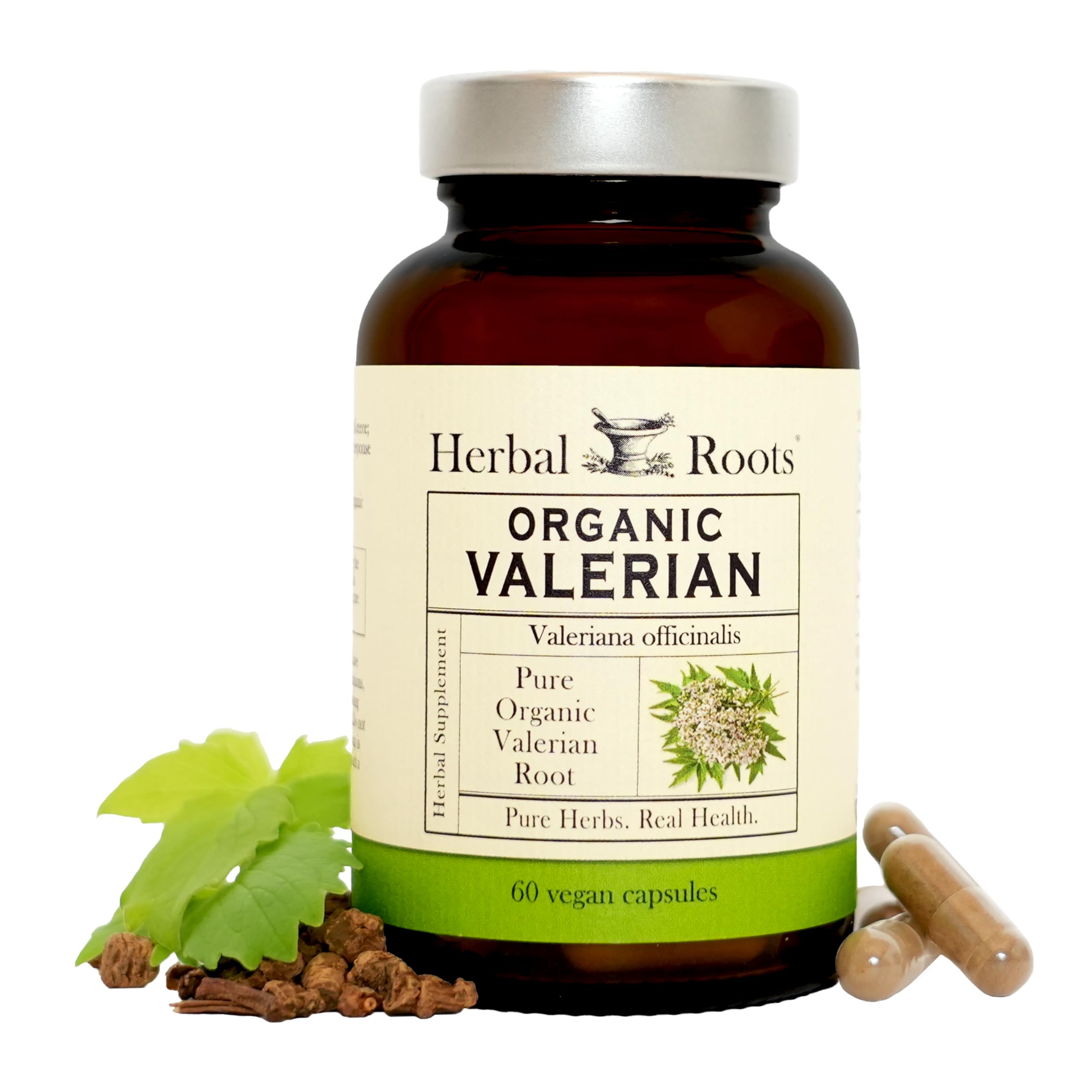 Valerian Root 900mg Capsules for Sleep Support & Stress Relief Vegan