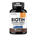 Biotin Collagen Keratin Hair Growth Support 60 Capsules
