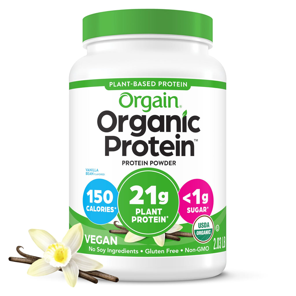 Vanilla Organic Plant Based Protein Powder