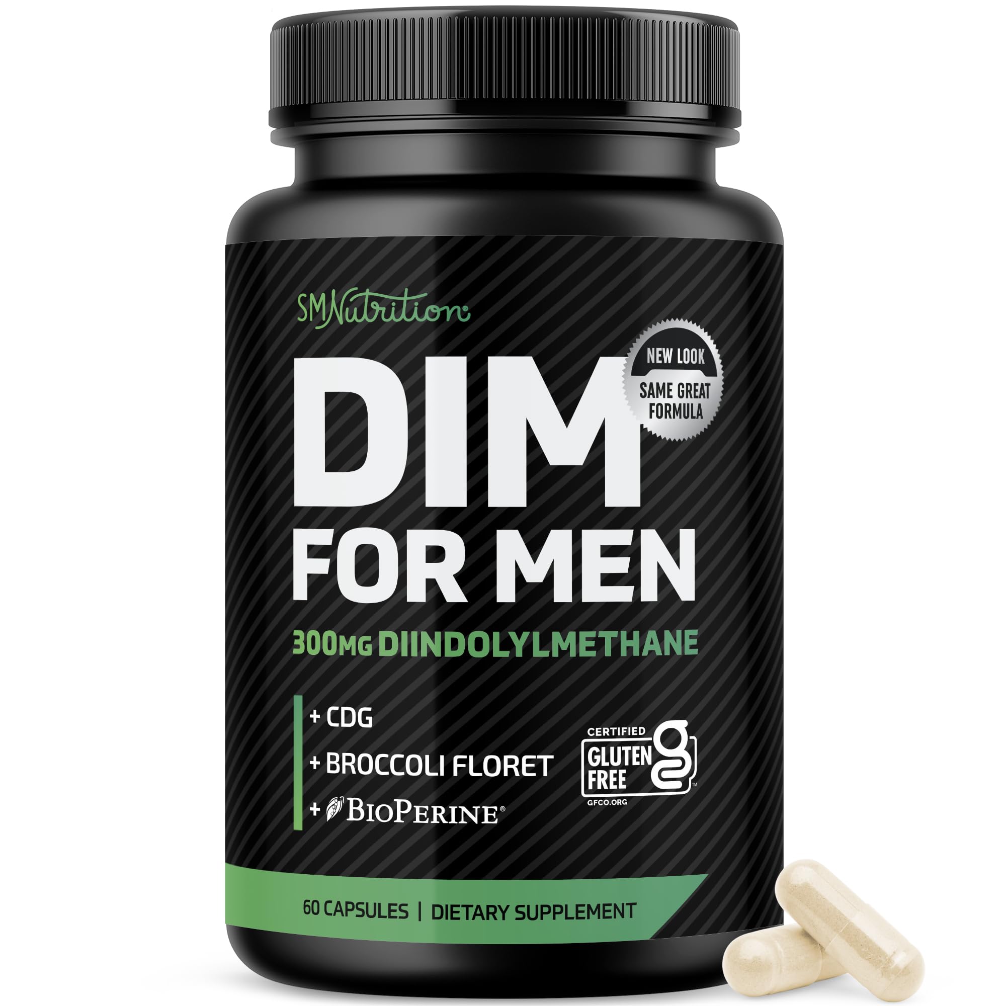 DIM 300 mg for Men – Estrogen Blocker & Hormone Support, 60 Ct