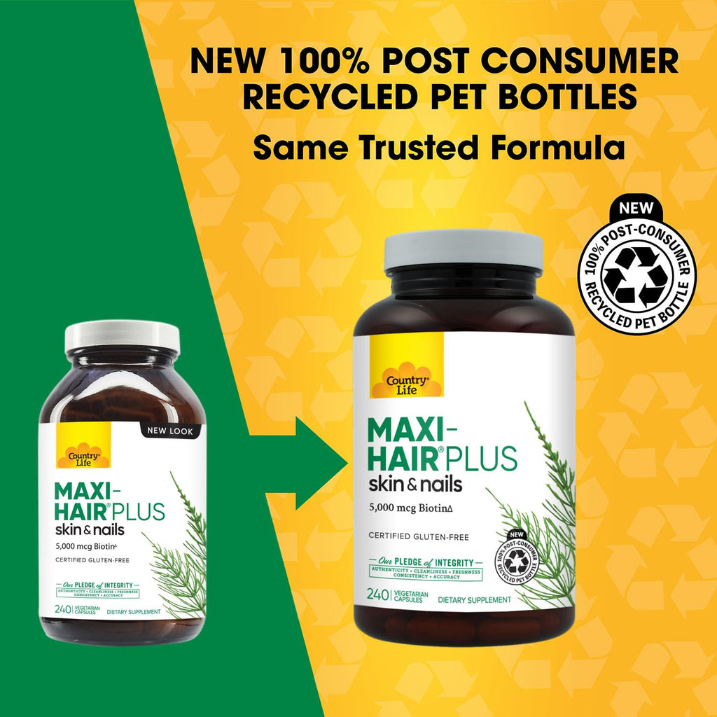 Hair Skin Nails Vitamins with Biotin 240 Count