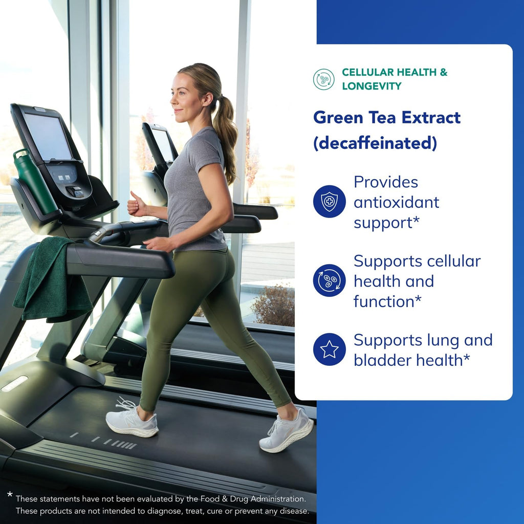 Decaf Green Tea Extract – Antioxidant Support, 120 Capsules