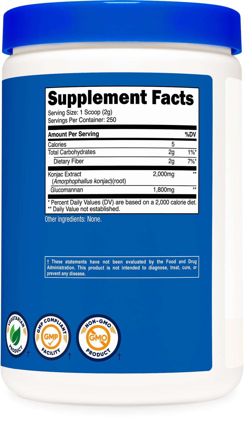 Glucomannan Powder 500g – Appetite & Weight Support