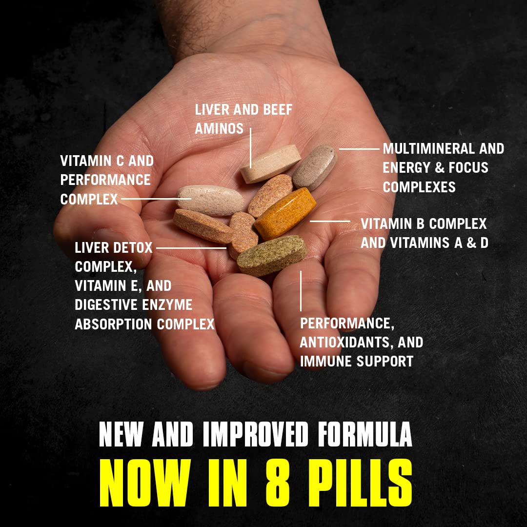 All-in-One Multivitamin Pack – Zinc, Vitamins B, C, D, Amino Acids, Immune Support, 44 Count