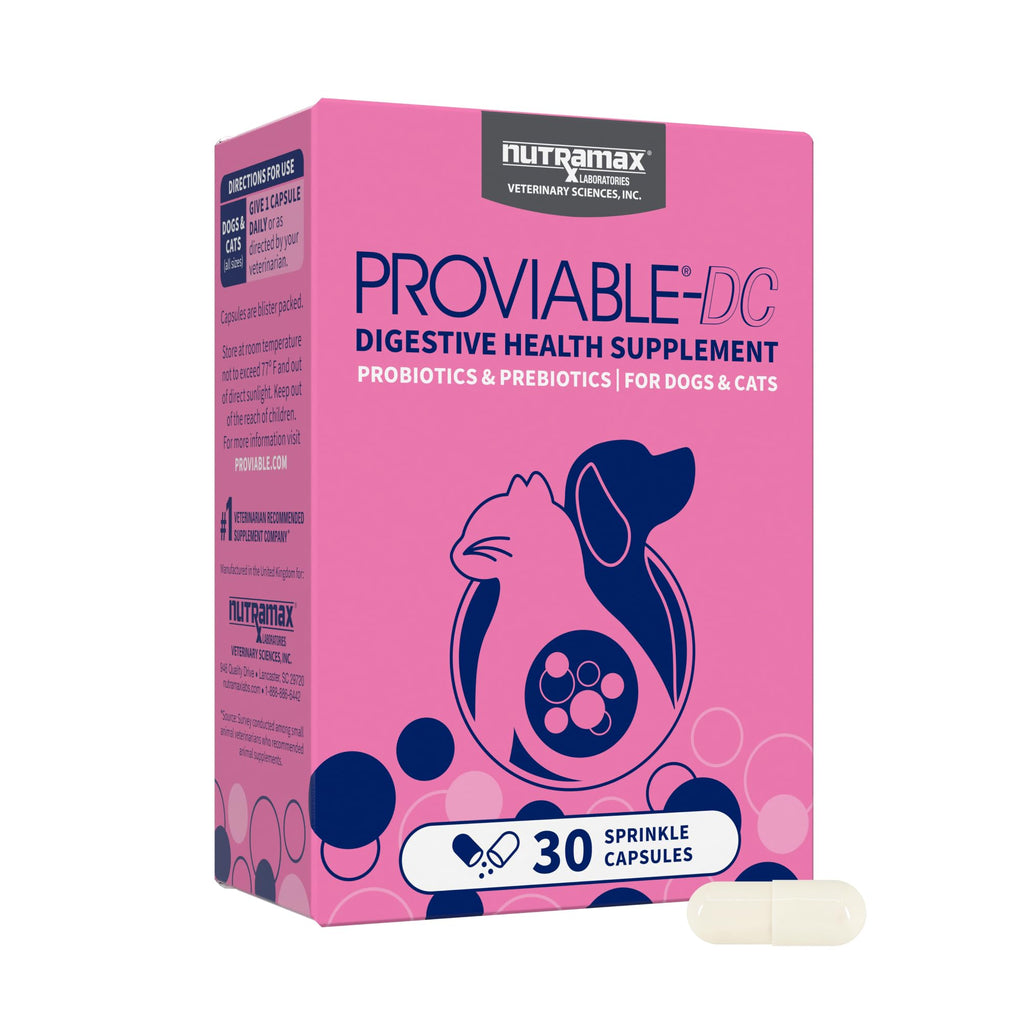 Multi-Strain Probiotic Capsules for Dogs & Cats – 30ct