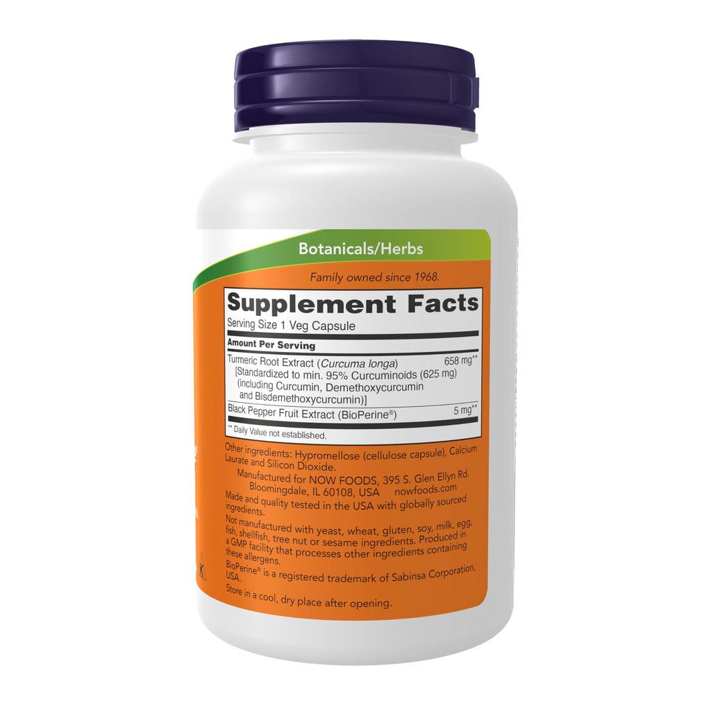 Turmeric Curcumin Capsules with BioPerine for Joint & Immune Support 90 Ct