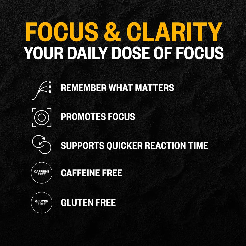 Nootropic Brain Capsules for Memory, Focus & Mental Clarity Support 90 Ct