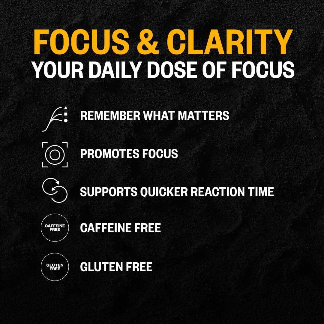 Nootropic Brain Capsules for Memory, Focus & Mental Clarity Support 90 Ct