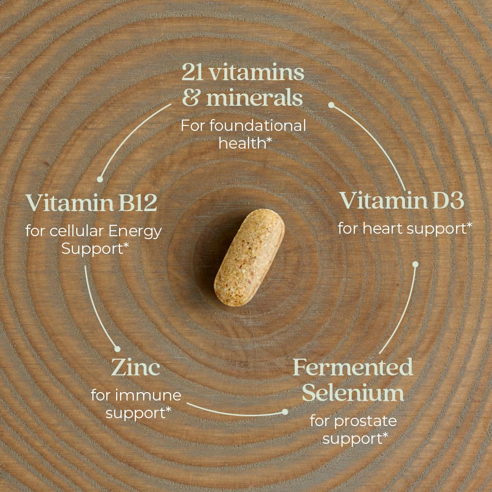 Men's Daily Multivitamin | B12, D3, Vitamin C & Zinc