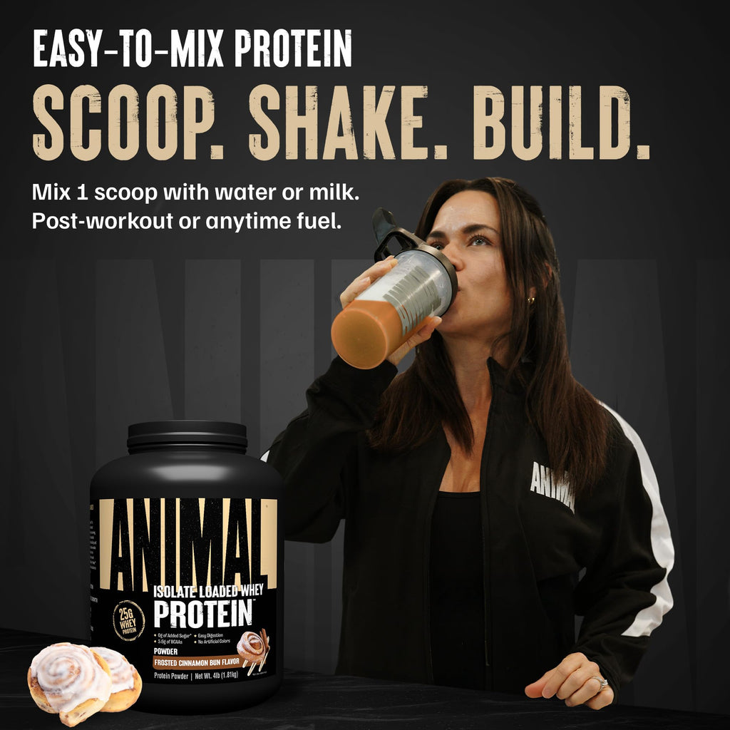 Whey Protein Isolate Cinnamon Bun 25g Protein 4 lb