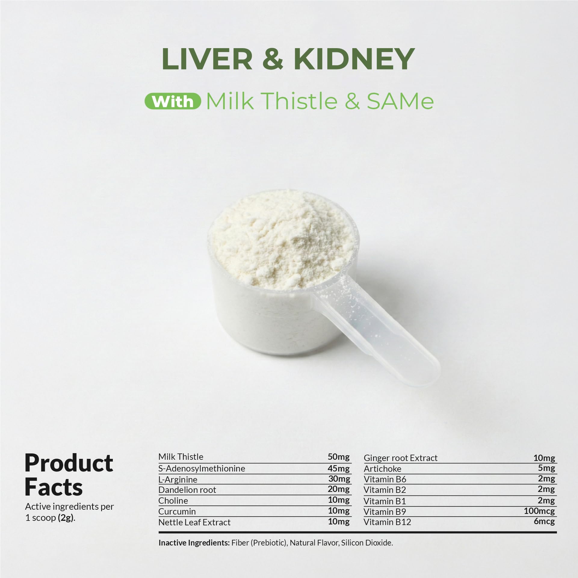Milk Thistle Liver & Kidney Support Powder for Cats