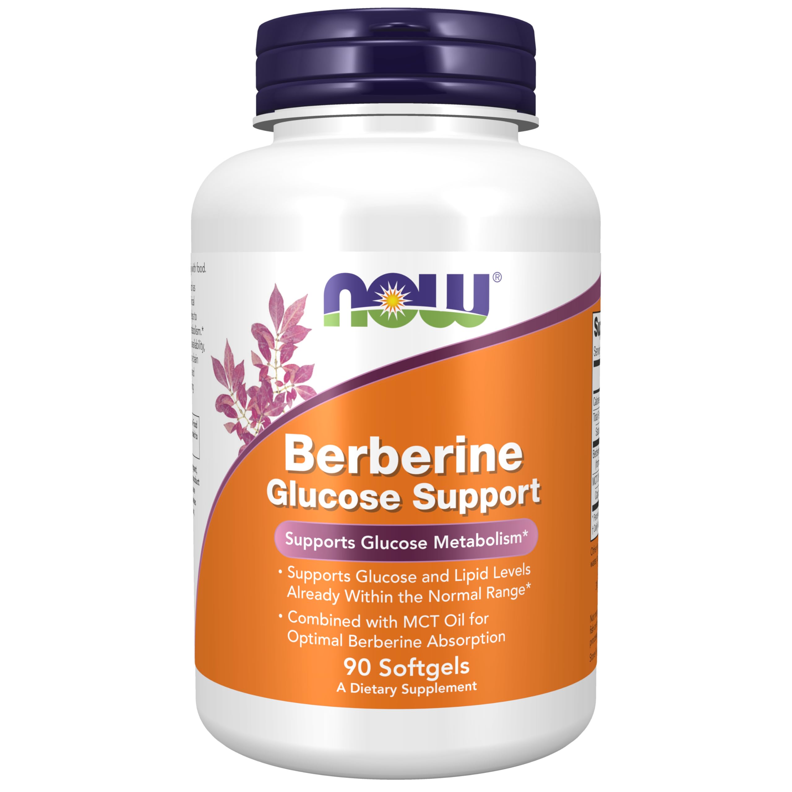 Berberine Glucose Support with MCT Oil – 90 Softgels