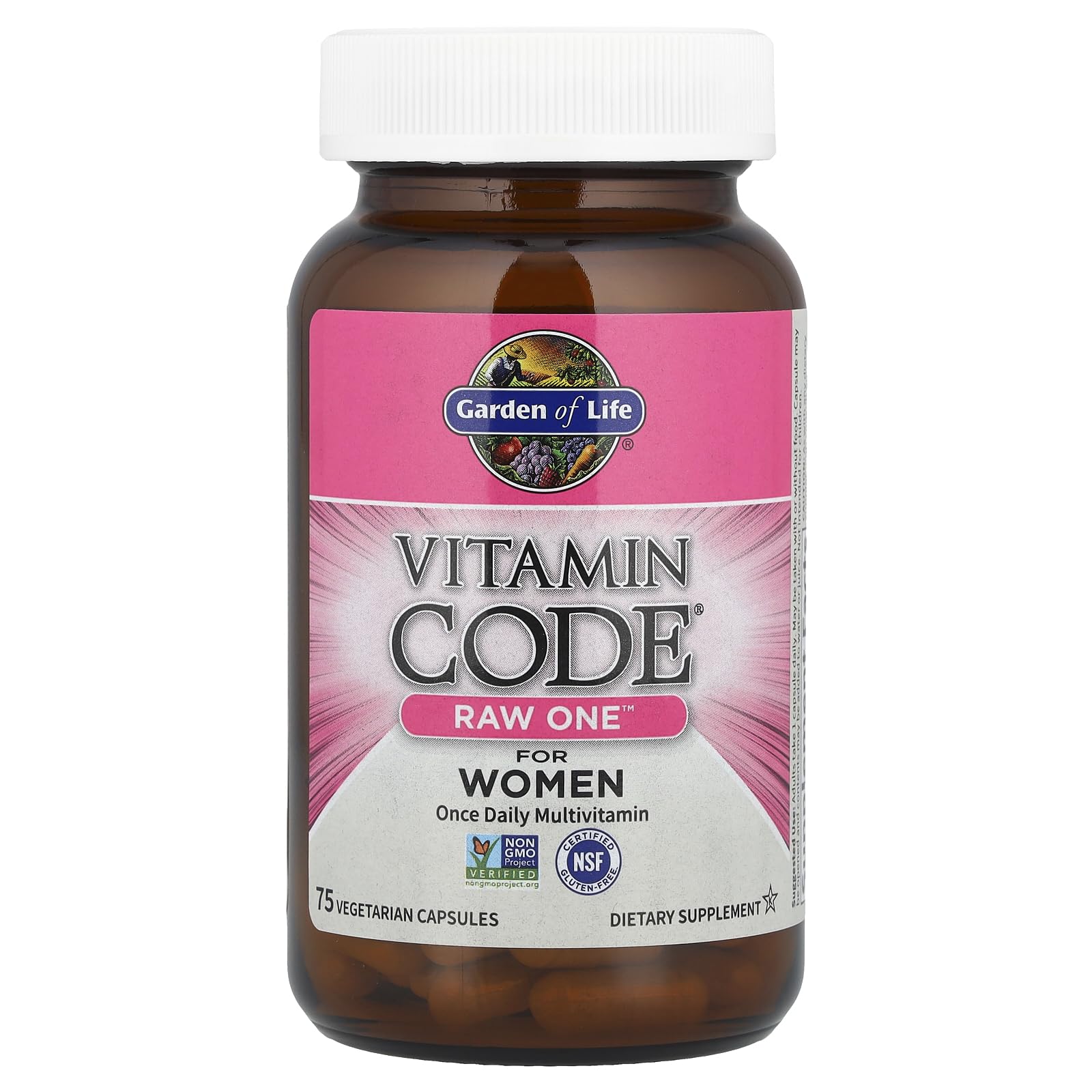 Women’s Multivitamin One Daily Probiotics Iron 75 Capsules