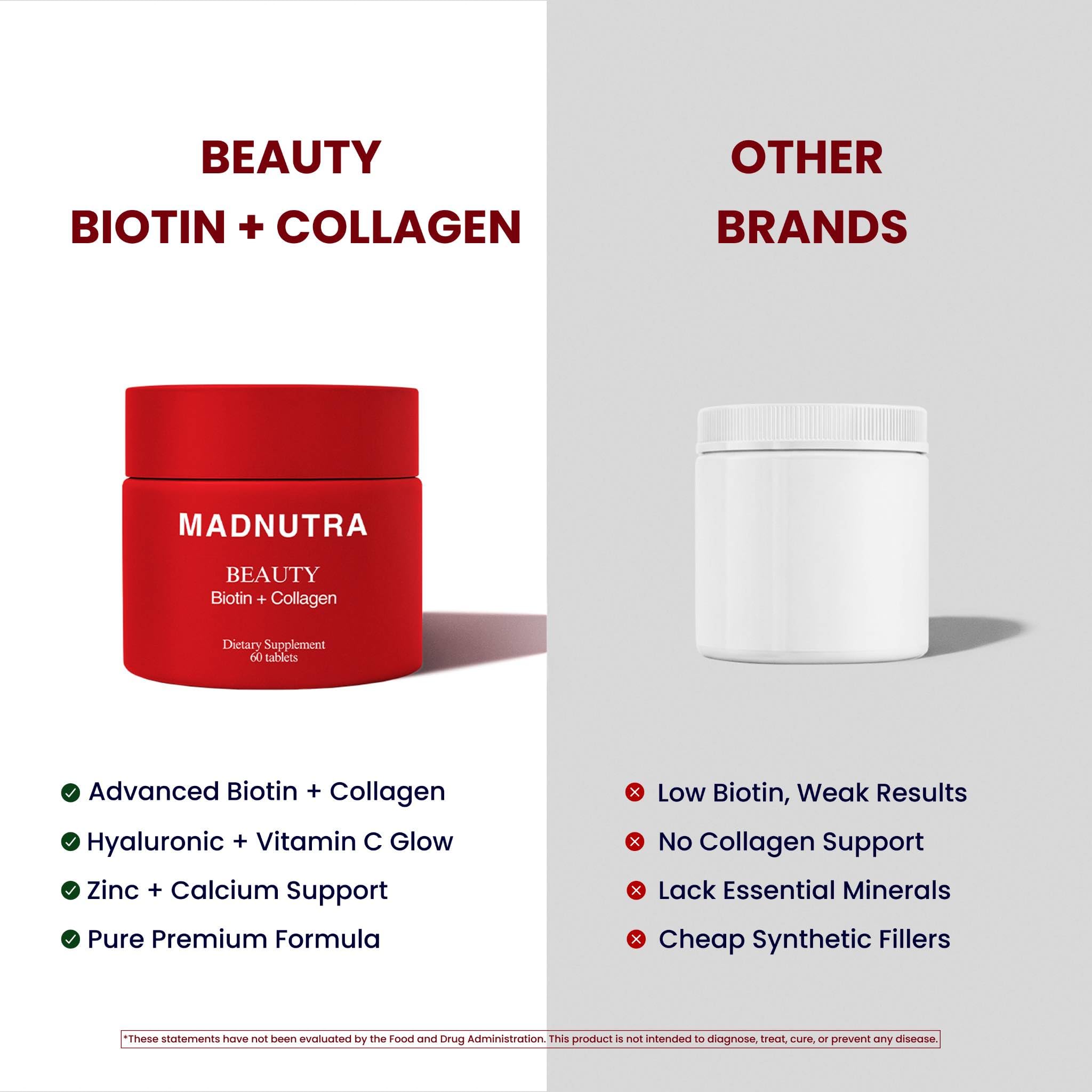 Hair Skin Nails Vitamins Biotin Collagen Vitamin C E