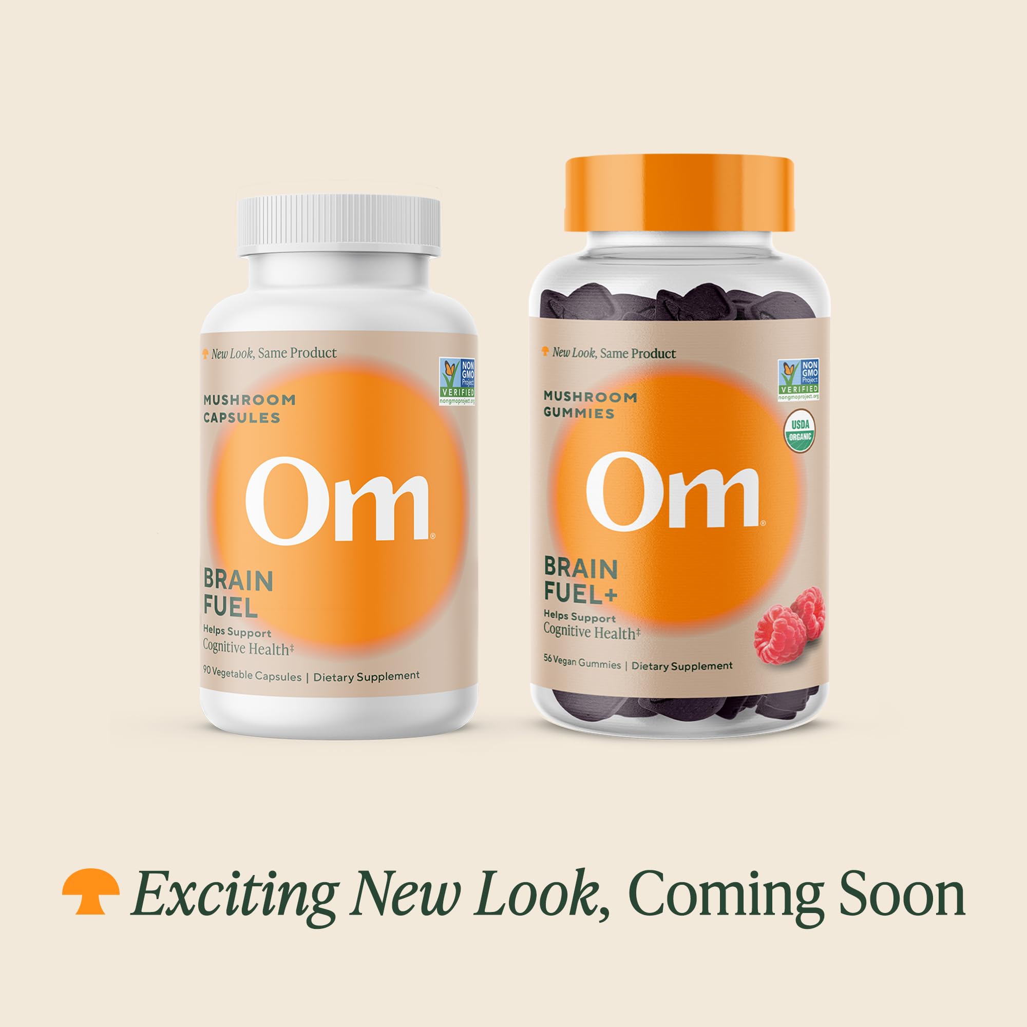 Mushroom Capsules with Lion’s Mane – Brain & Focus Support, 90 Ct