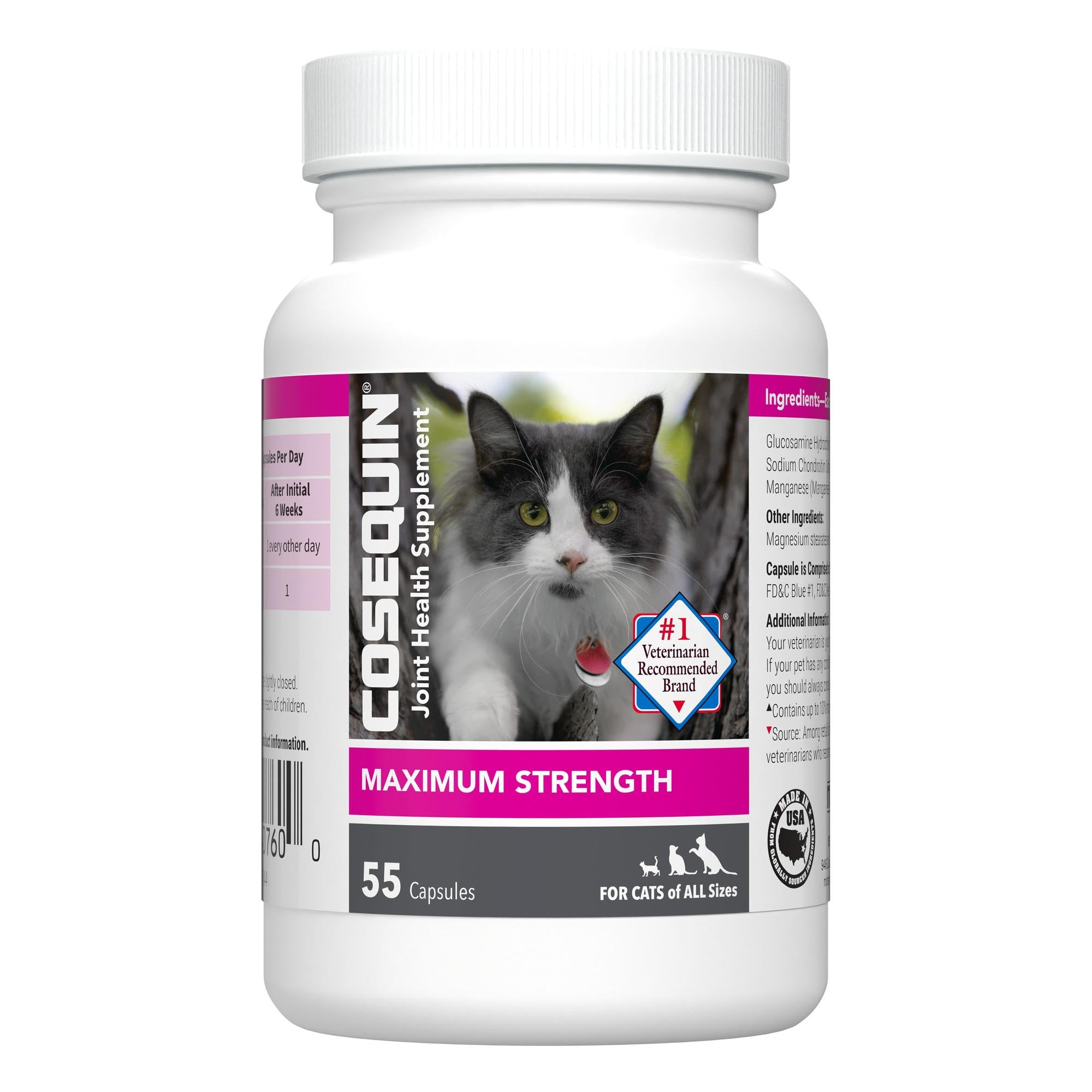Joint Sprinkle Capsules for Cats – Glucosamine & Chondroitin 55ct