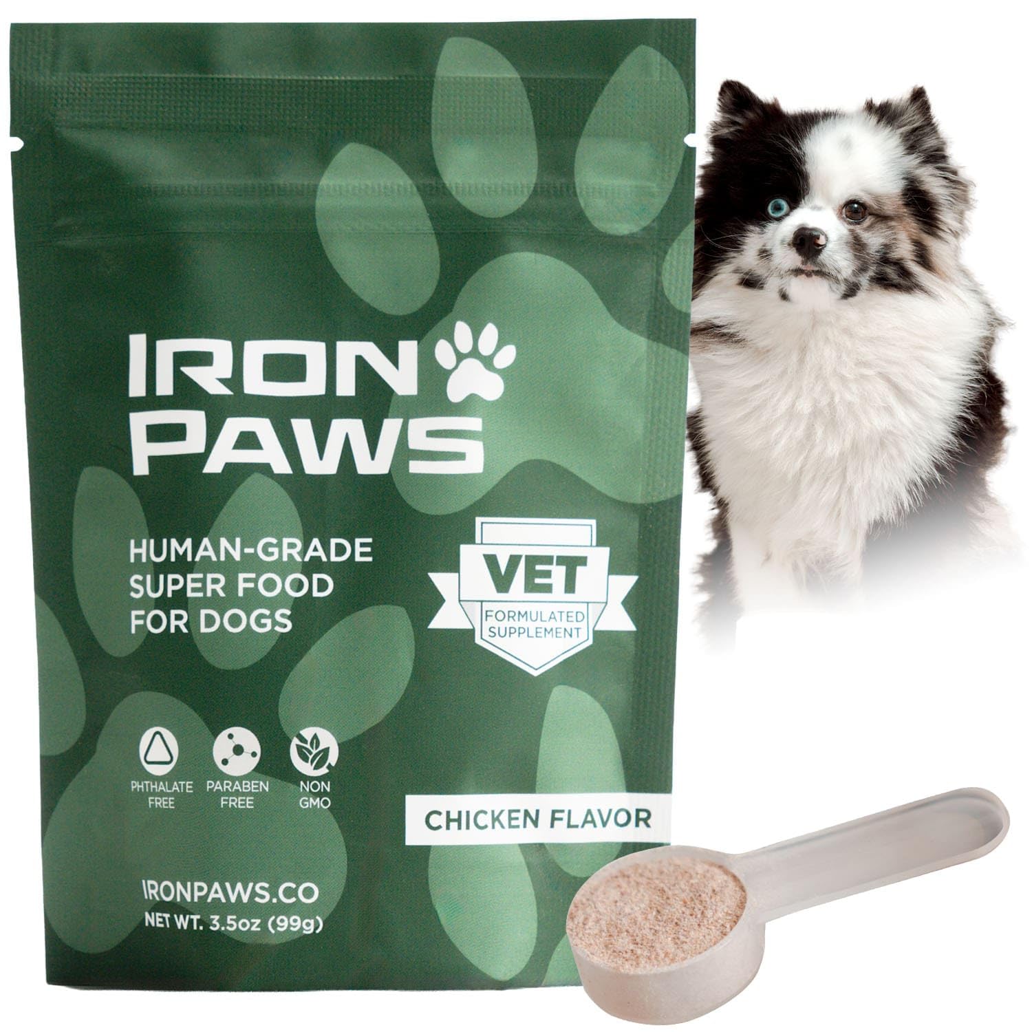 Superfood Greens Powder for Dogs – Gut, Joint & Immune Support 3.5oz