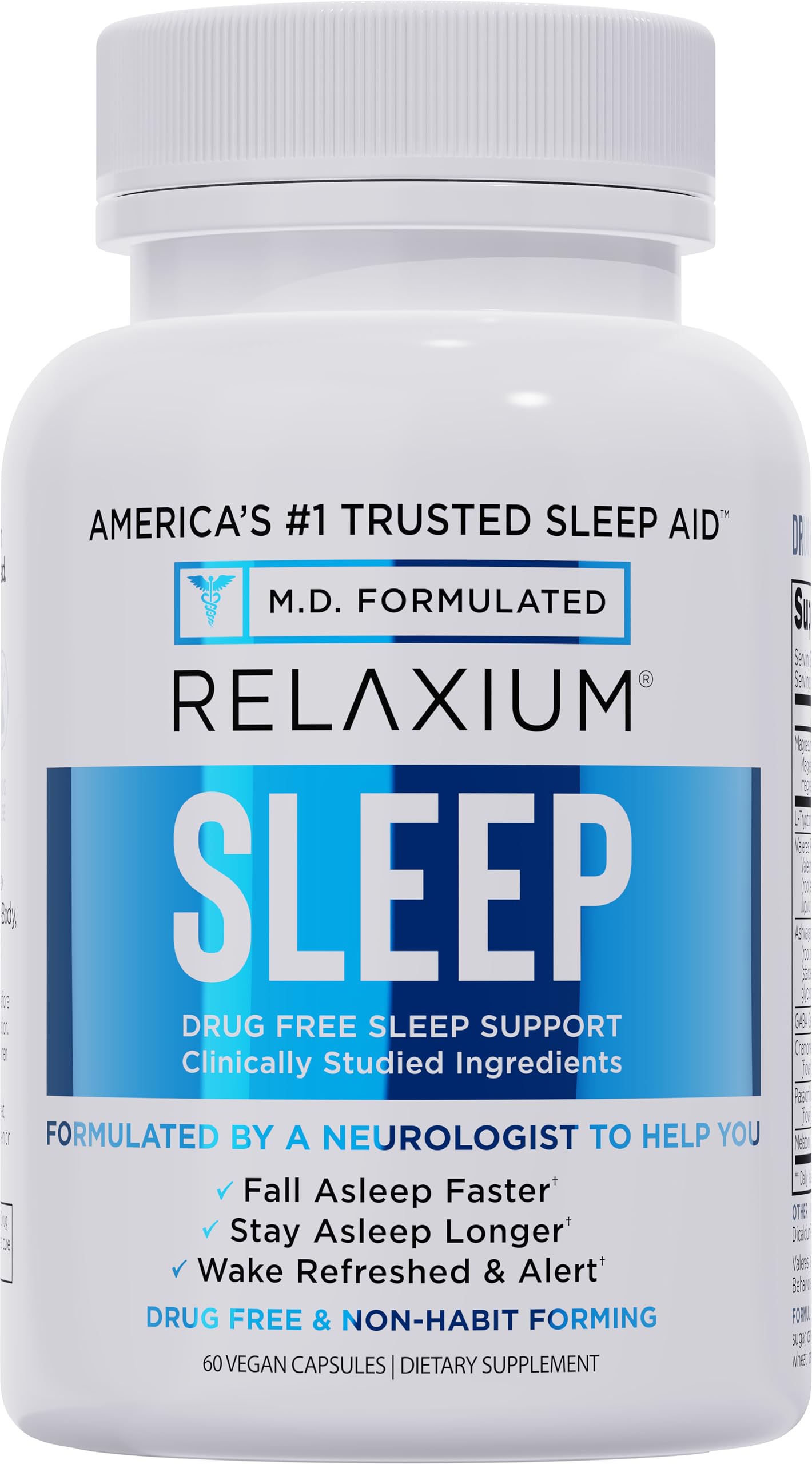 Melatonin Sleep Aid with Magnesium & Ashwagandha for Deep Rest Capsules