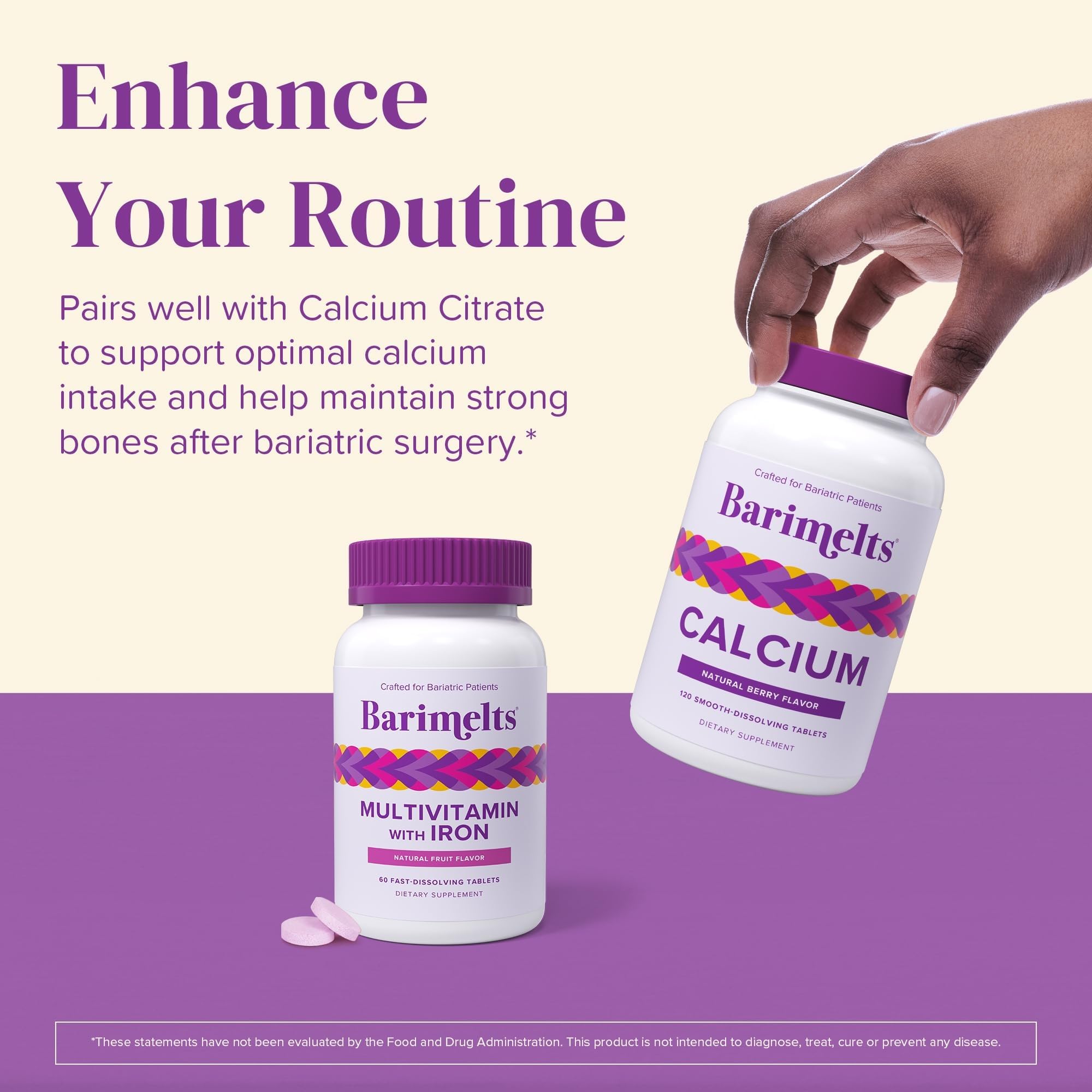 Bariatric Multivitamin with Iron Fast Dissolve 60 Tablets