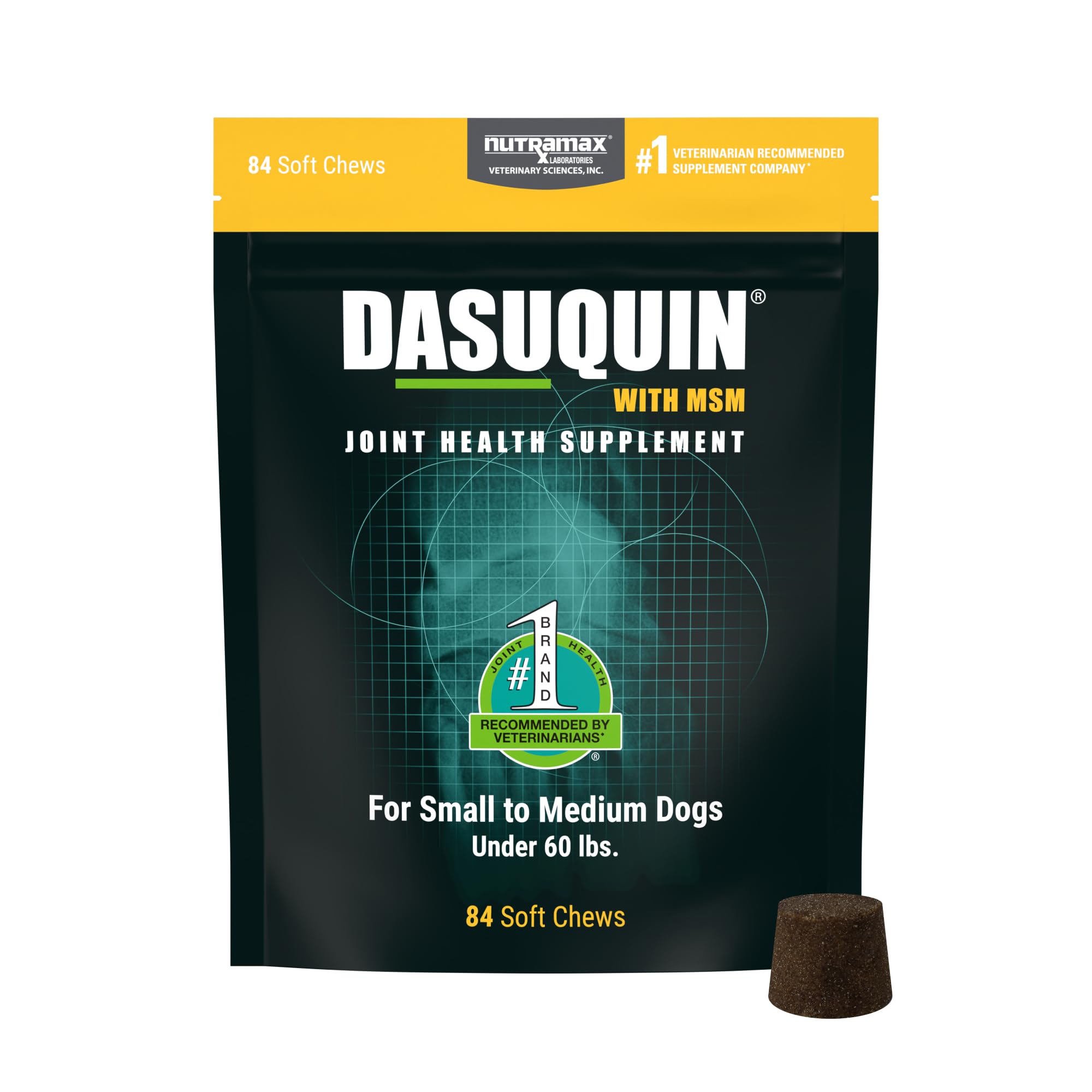 Joint Soft Chews for Small-Medium Dogs – Glucosamine & MSM 84ct