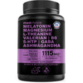 Melatonin Sleep Capsules with Magnesium, Ashwagandha & GABA 90 Count