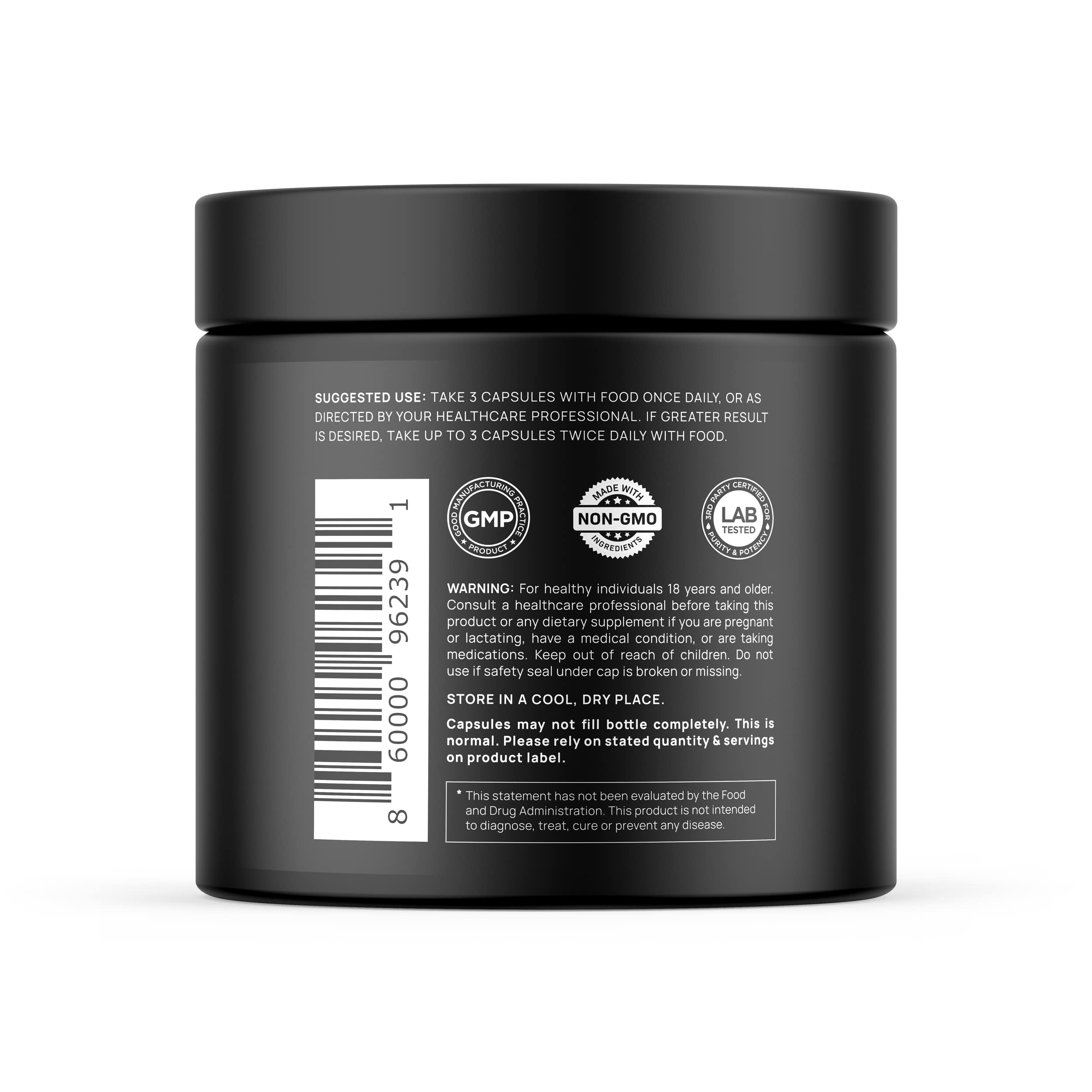 Tongkat Ali & Fadogia Capsules for Testosterone, Muscle & Performance Support