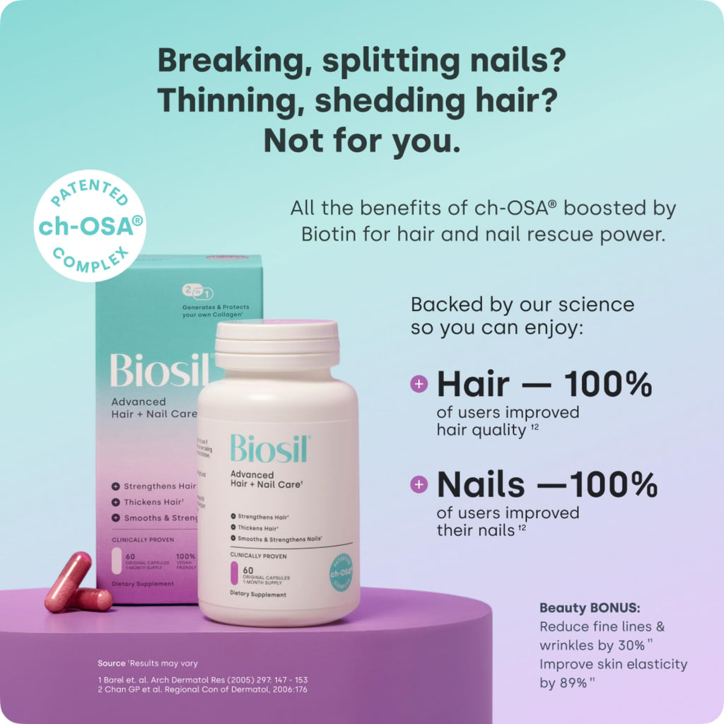 Hair Nail Growth Vitamins Biotin 30 Capsules