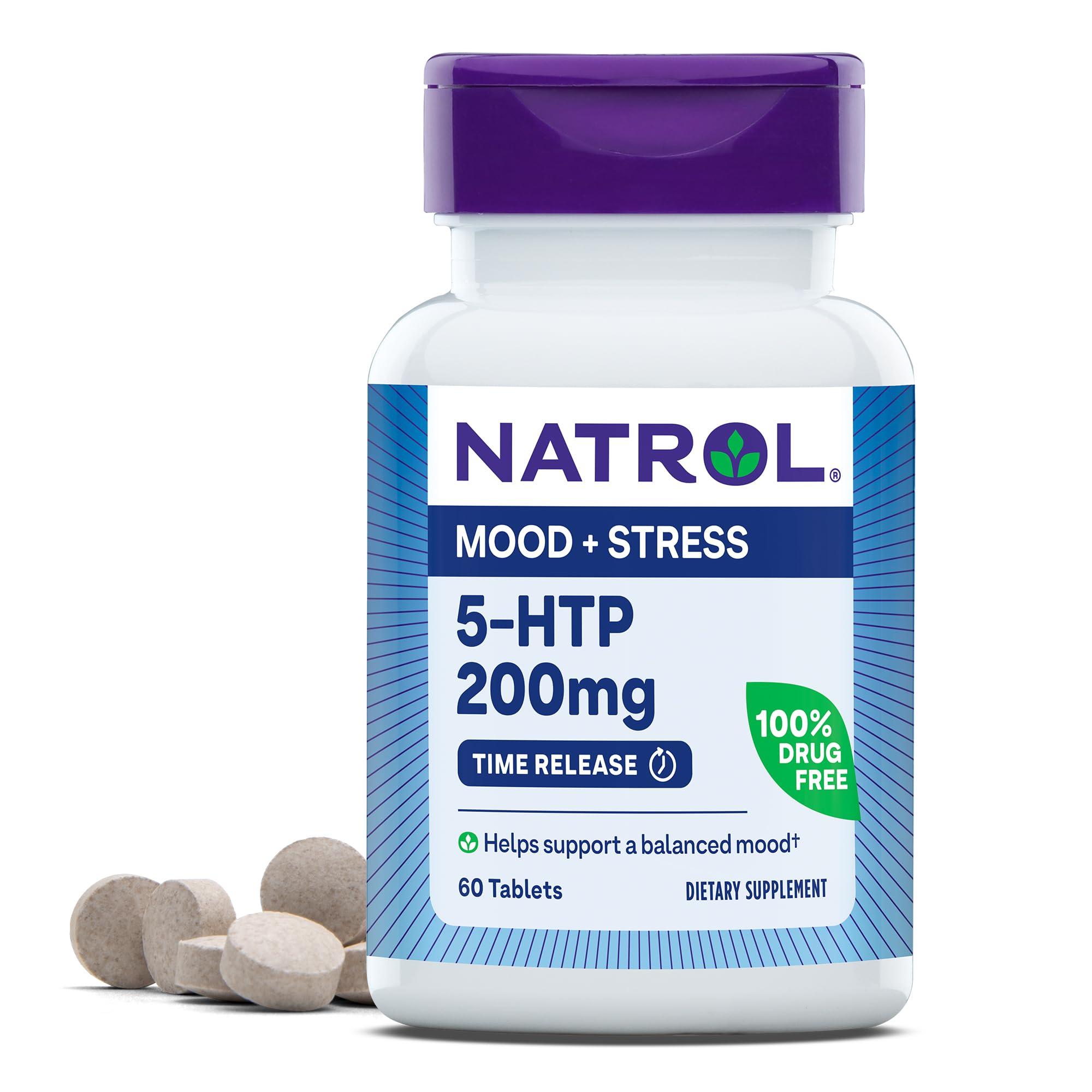 5-HTP 200mg Time Release – Mood Support, 60 Tablets