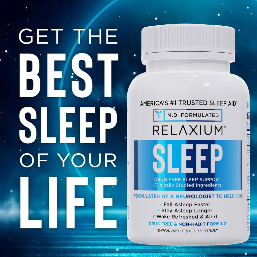 Melatonin Sleep Aid with Magnesium & Ashwagandha for Deep Rest Capsules