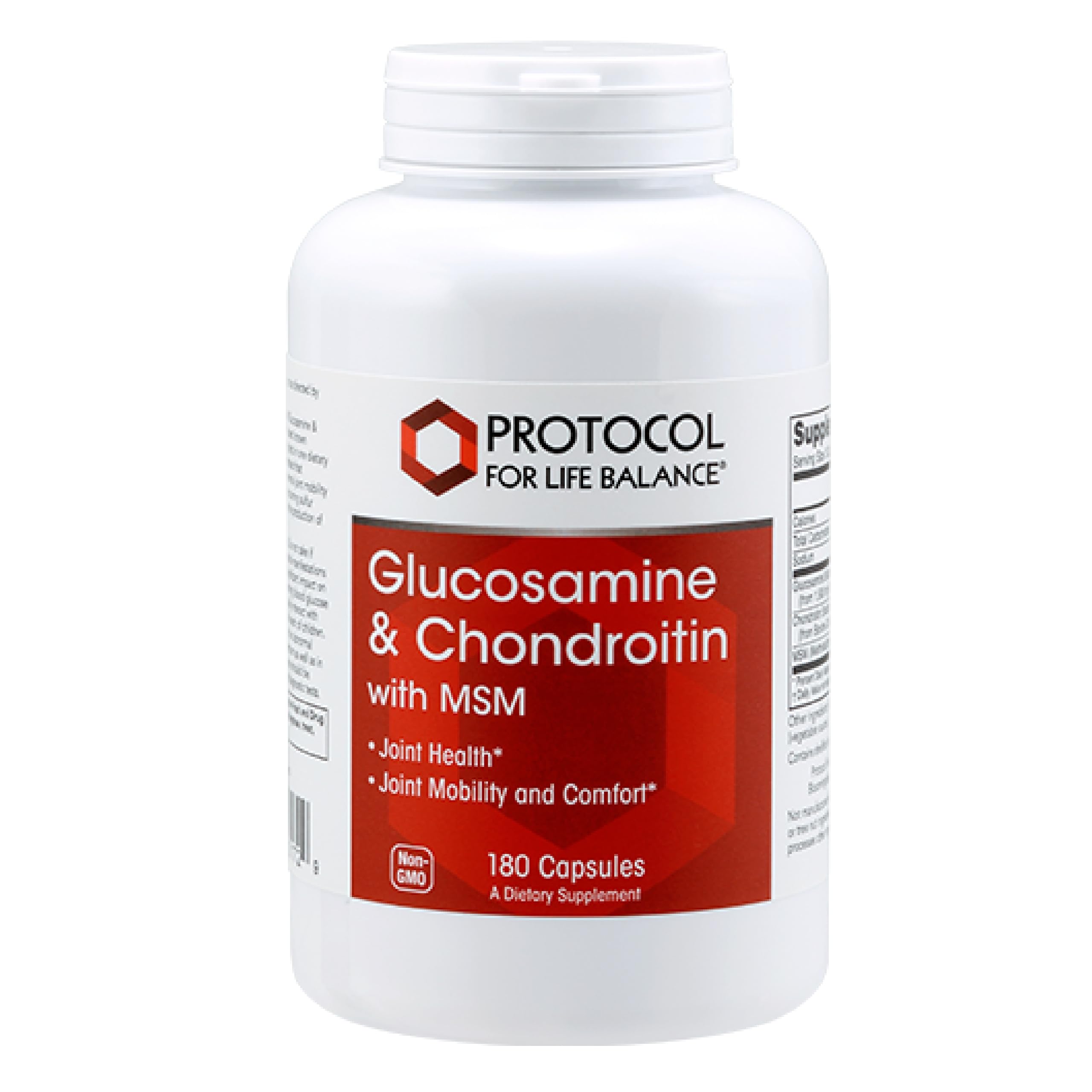 Glucosamine Chondroitin MSM Capsules for Joint Support & Mobility 180 Ct