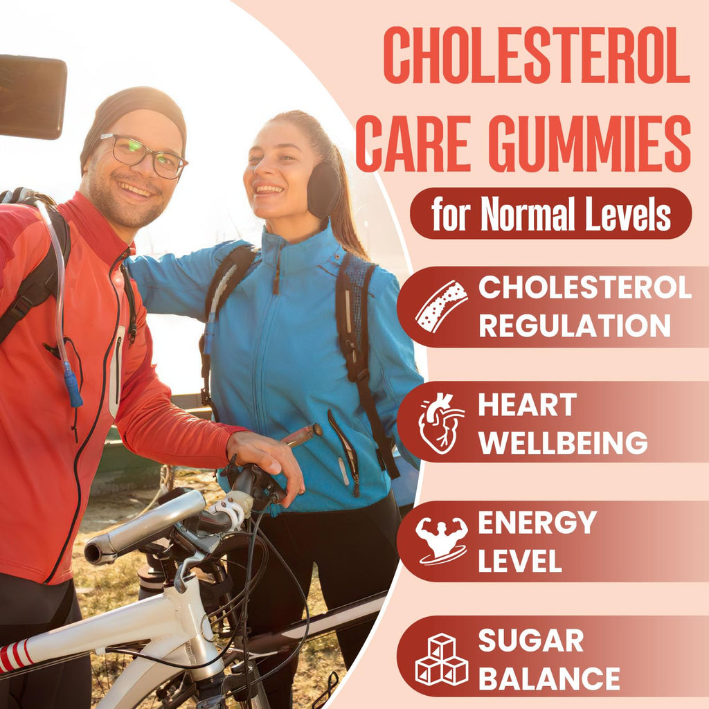 Cholesterol Support Gummies with Plant Sterols & Bergamot for Heart Health 60 Ct
