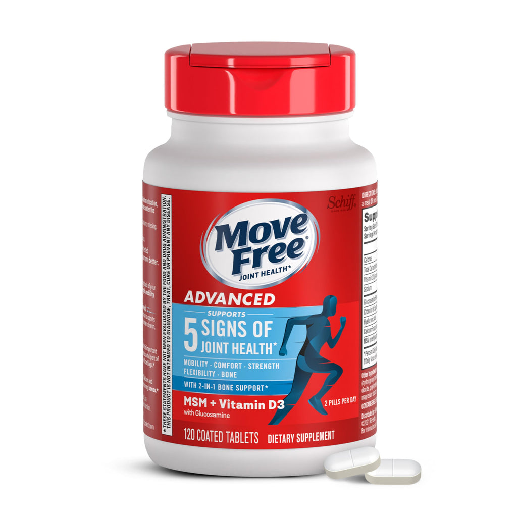 Glucosamine Chondroitin MSM with Vitamin D3 for Joint & Bone Support 120 Ct