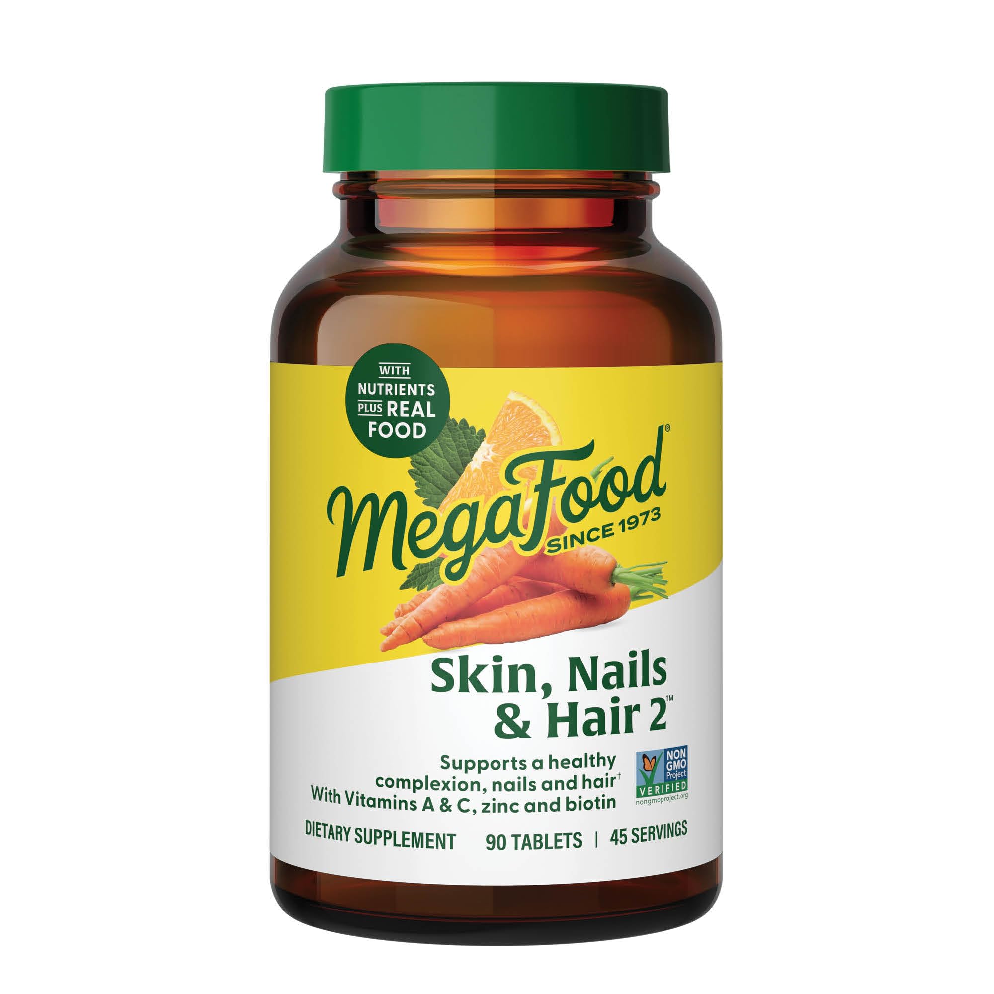 Hair Skin Nails Vitamins Biotin Zinc Vitamin C 90 Tablets