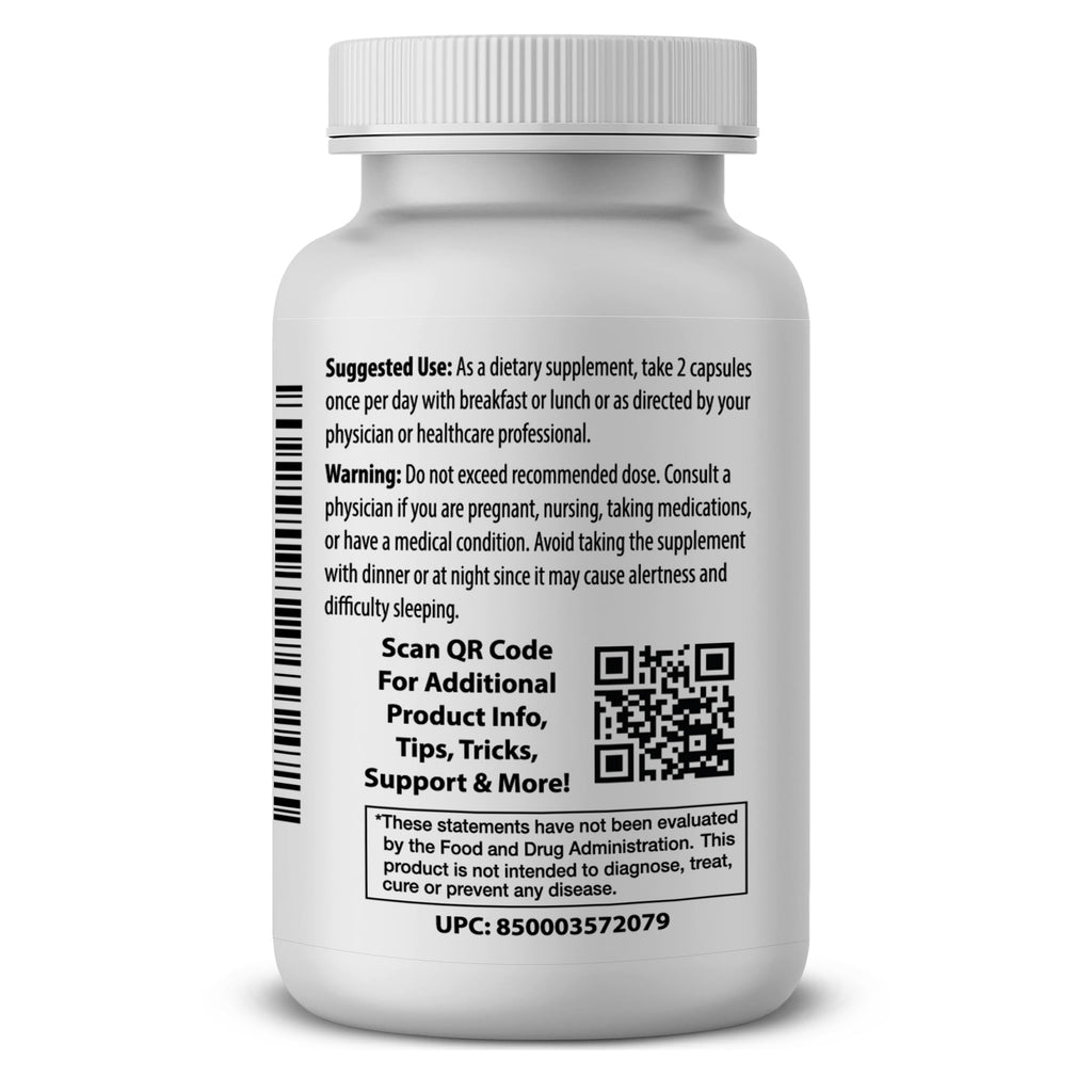 Adaptogen Supplement for Cortisol Balance & Energy – 60 Capsules