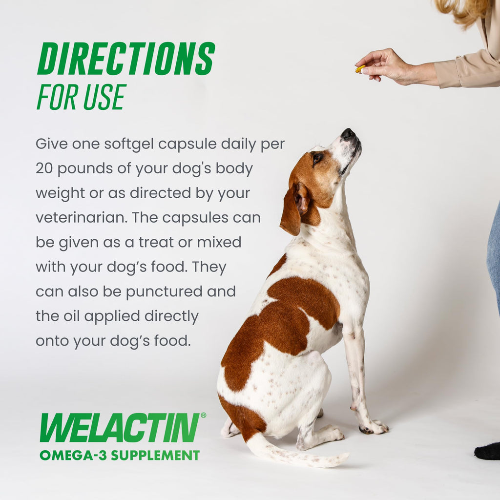 Omega-3 Fish Oil Softgels for Dogs – 120ct