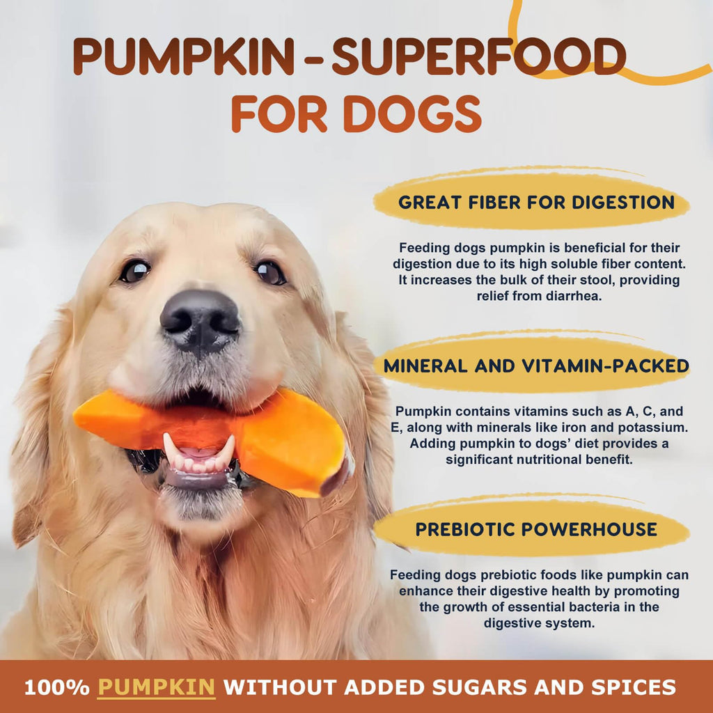 Probiotic Soft Chews for Dogs – Pumpkin & Fish Oil 120ct