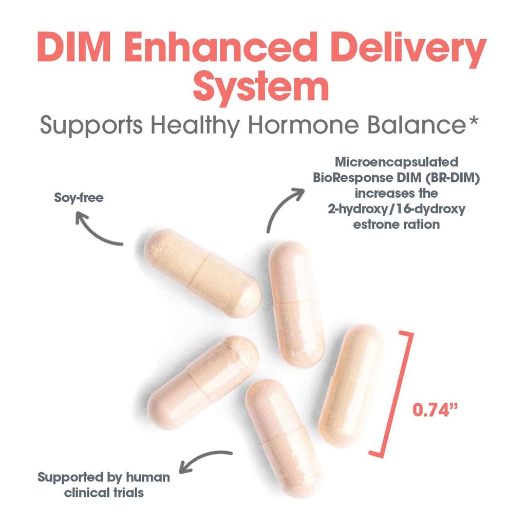 DIM 300 mg Supplement – Estrogen Metabolism Support, 120 Ct