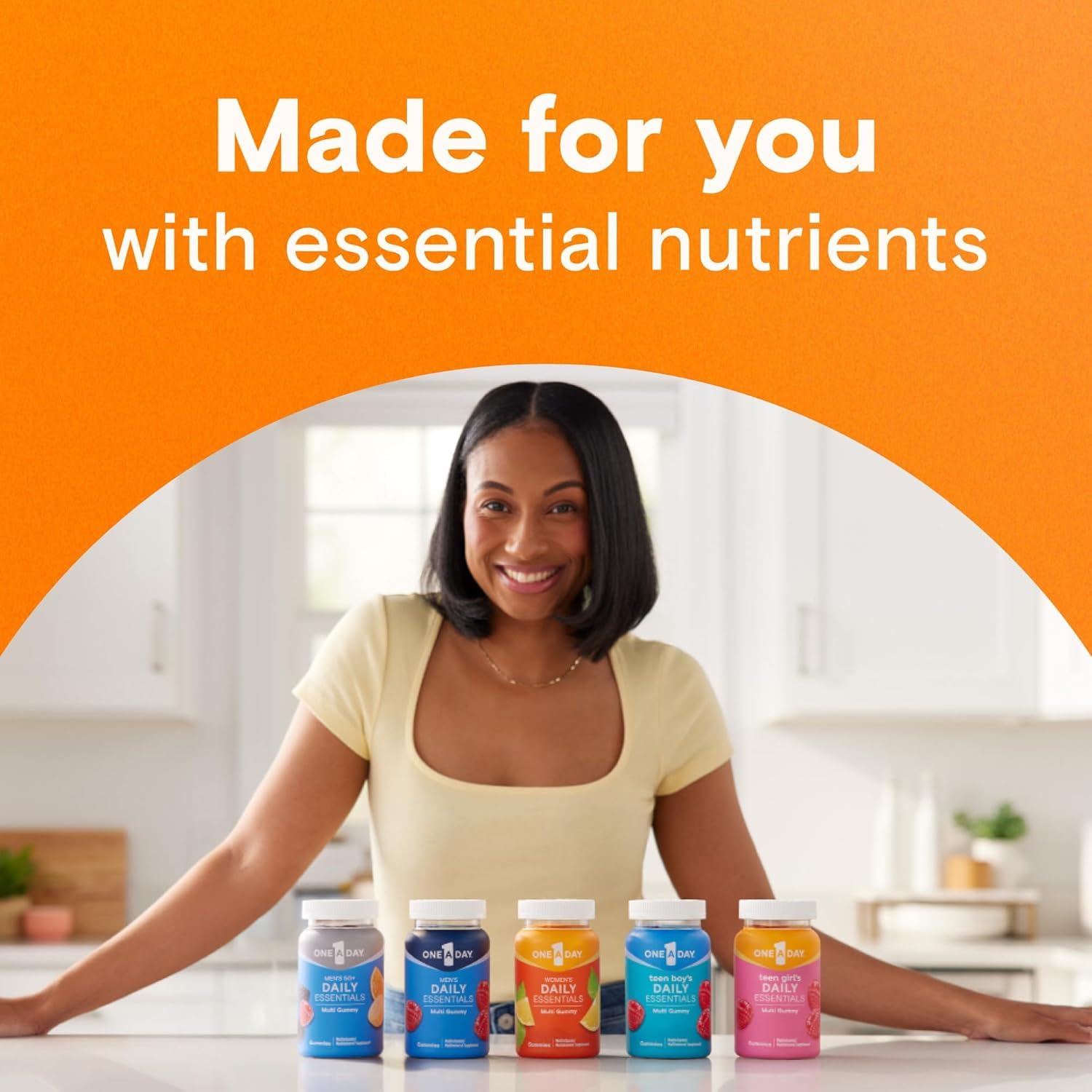 Men’s Multivitamin Gummies Daily Essentials Zinc 120 Count