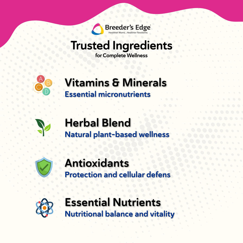 Postnatal Vitamin Soft Chews for Lactating Dogs & Cats – 40ct