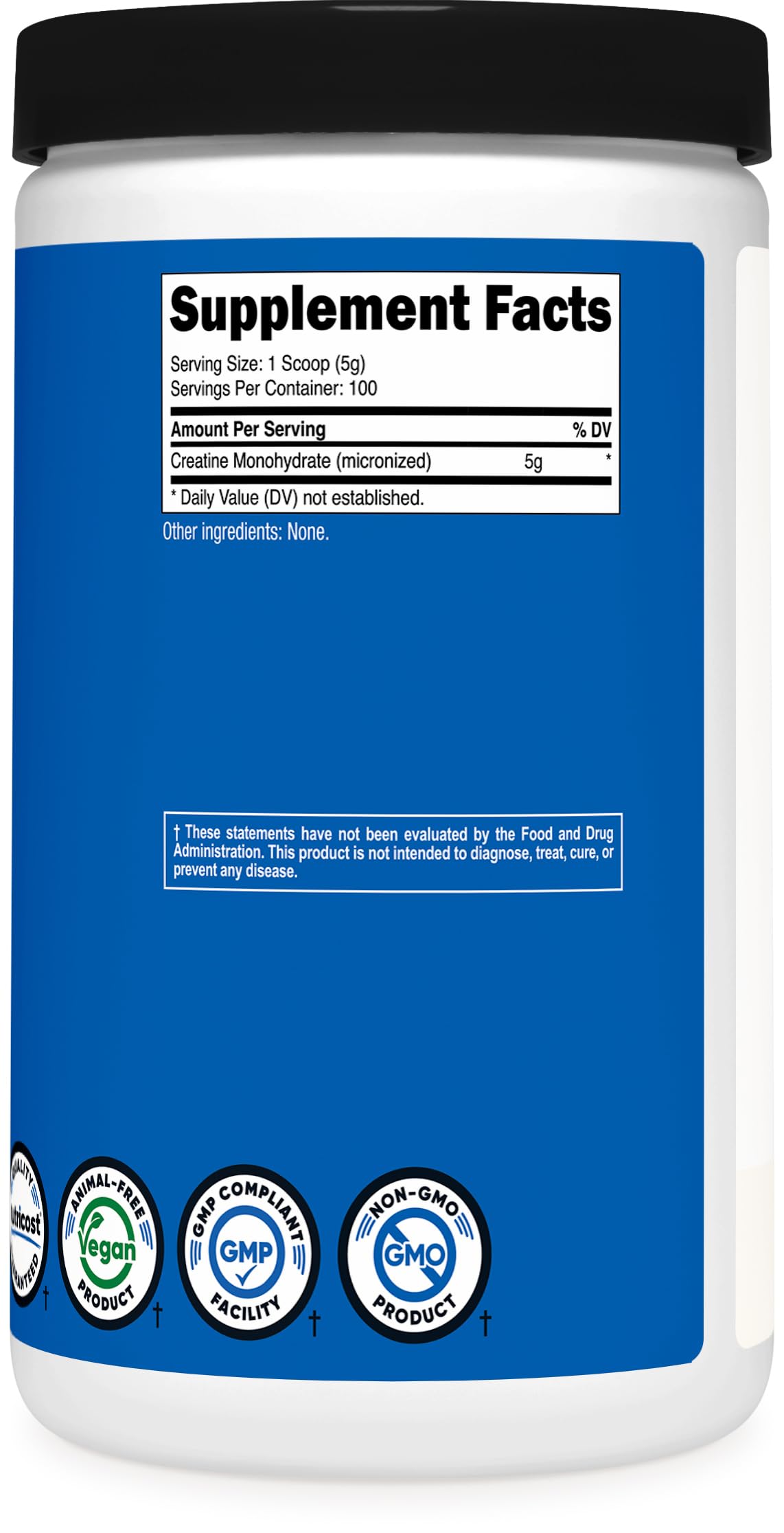 Micronized Creatine Monohydrate Powder 5g – 100 Servings