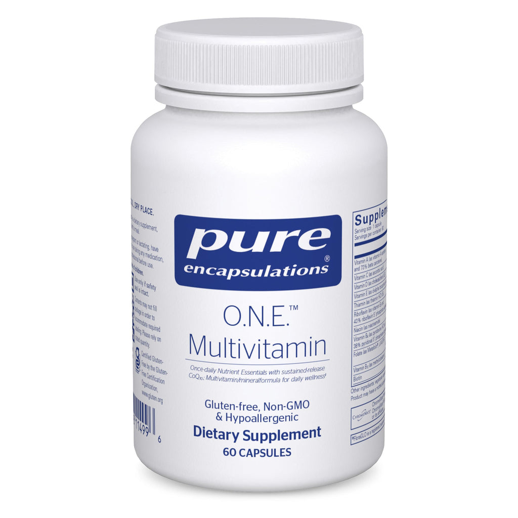 Once Daily Multivitamin – CoQ10, Lutein, Metafolin, Vision & Cognitive Support, 60 Capsules