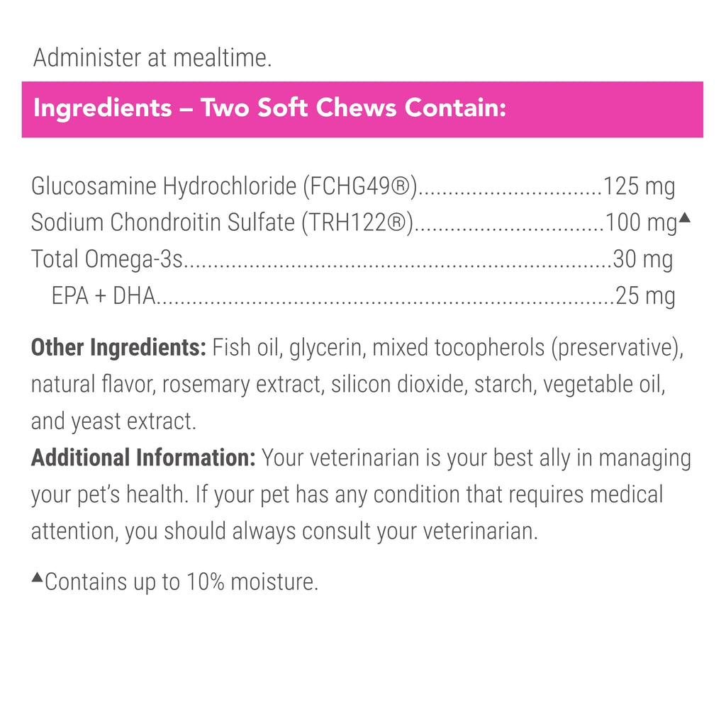 Joint Soft Chews for Cats – Glucosamine, Chondroitin & Omega-3 60ct