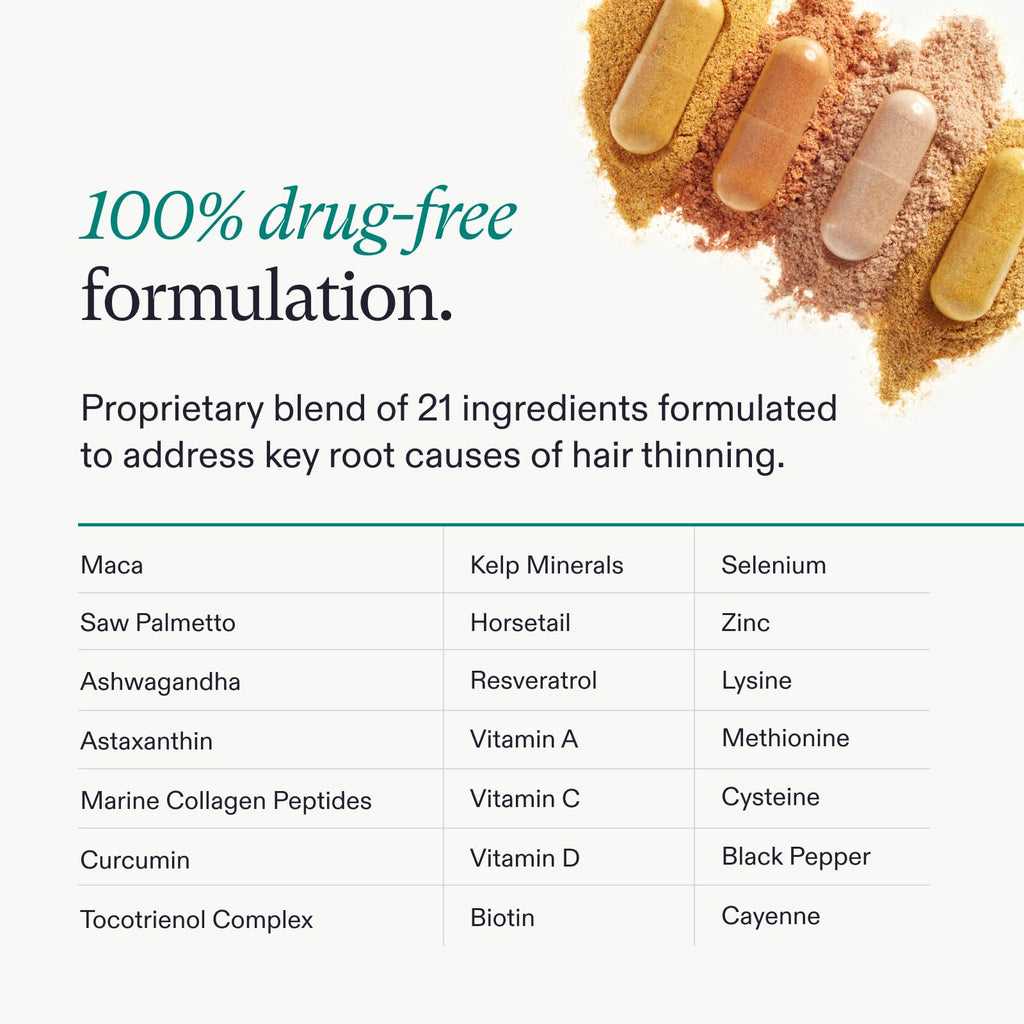 Hair Growth Supplement 45+ – Thicker Hair Support