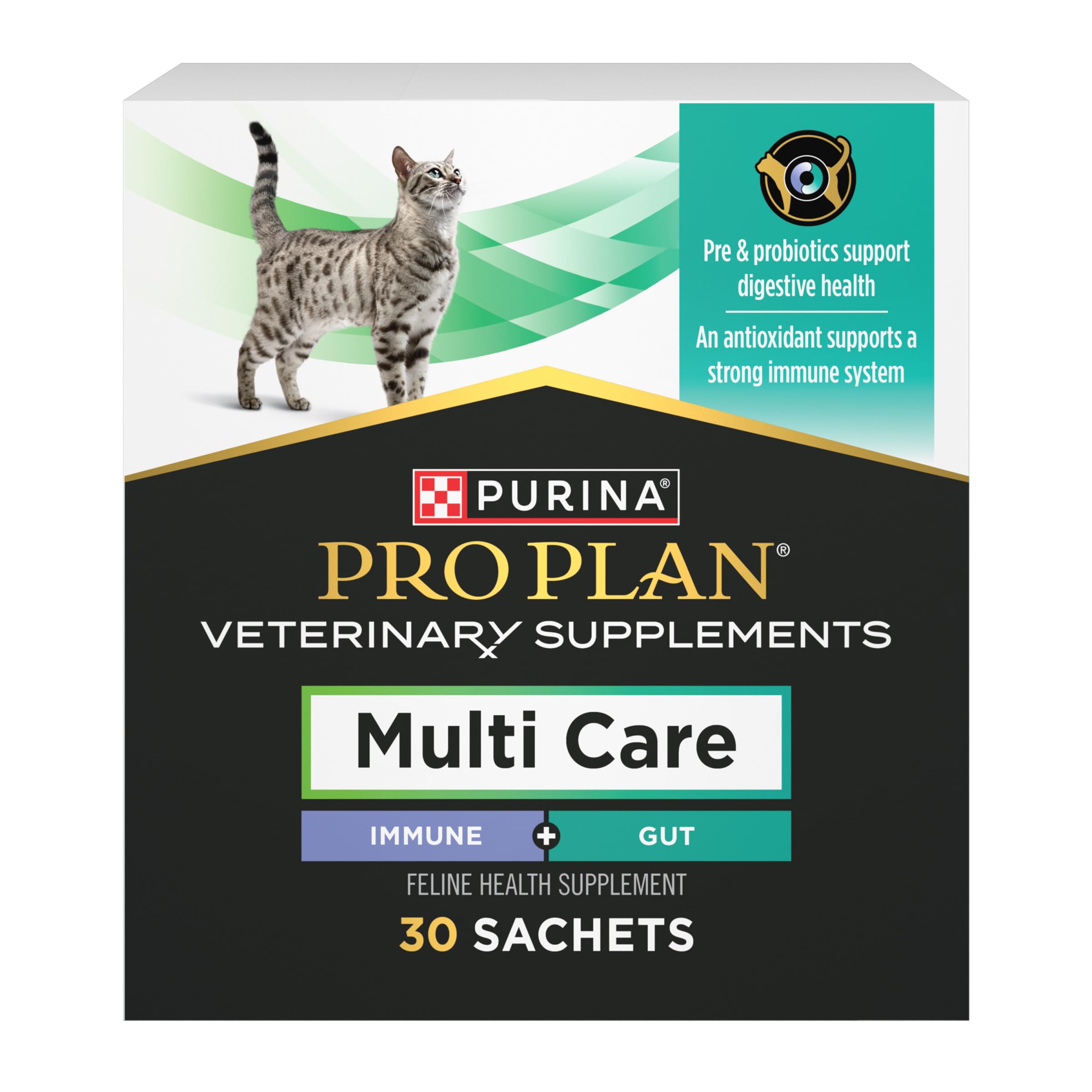 Daily Probiotic & Immune Support Supplement for Cats – 30ct