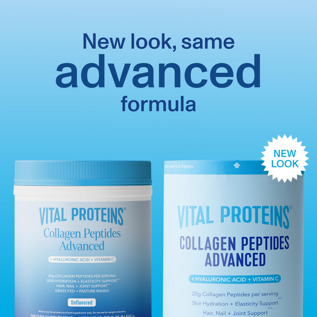 Collagen Peptides Powder with Hyaluronic Acid & Vitamin C – 27 Servings