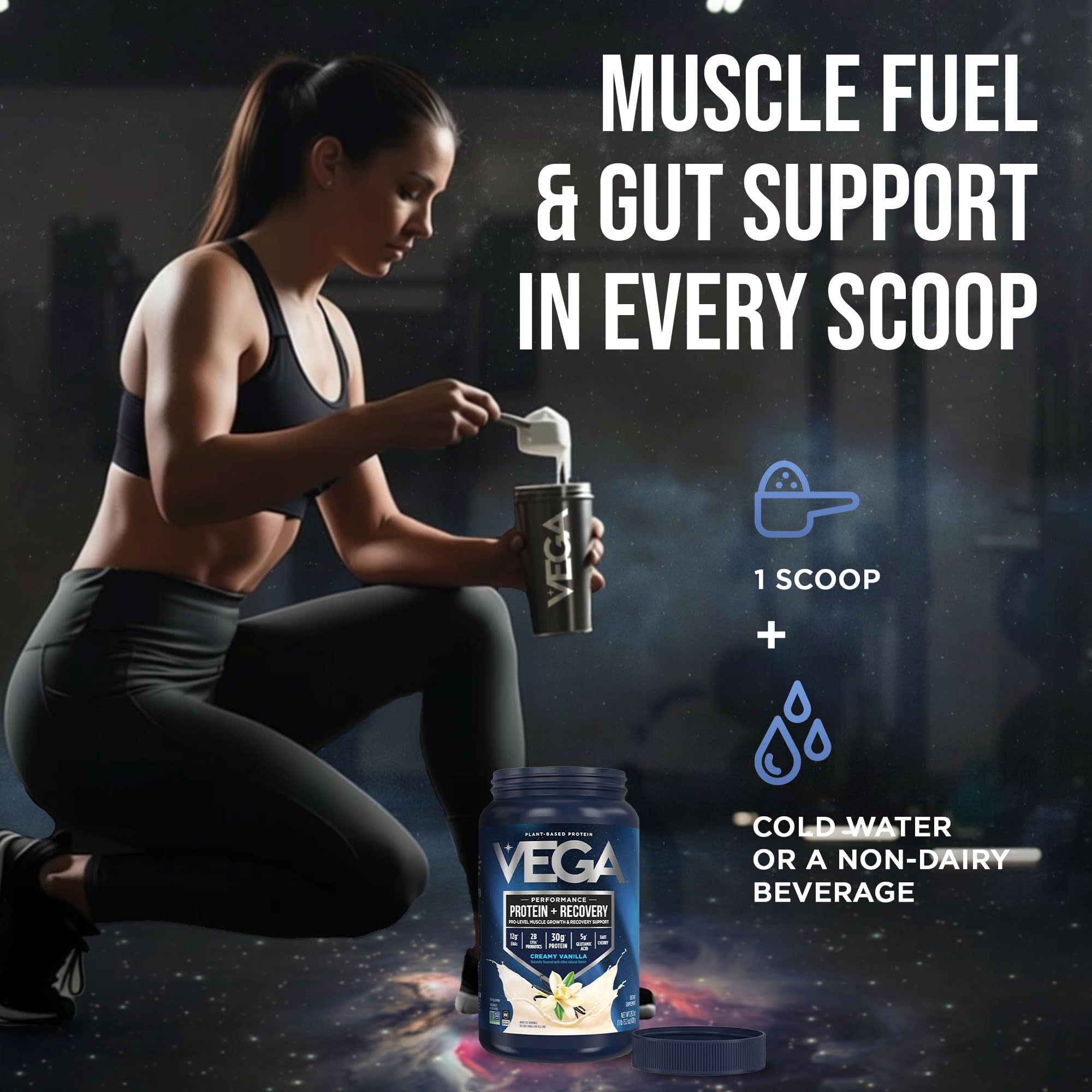 Vanilla Plant-Based Sport Protein Powder 30g